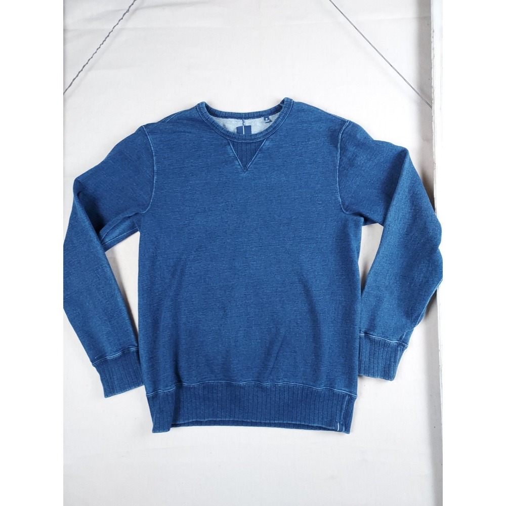OOBE Made In Canada Blue Garment Dyed Crewneck Sweatshirt Men's MediumQuality